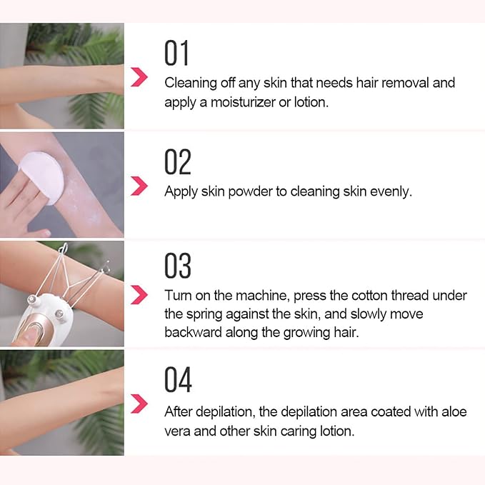 Electric Facial Threading Hair Remover