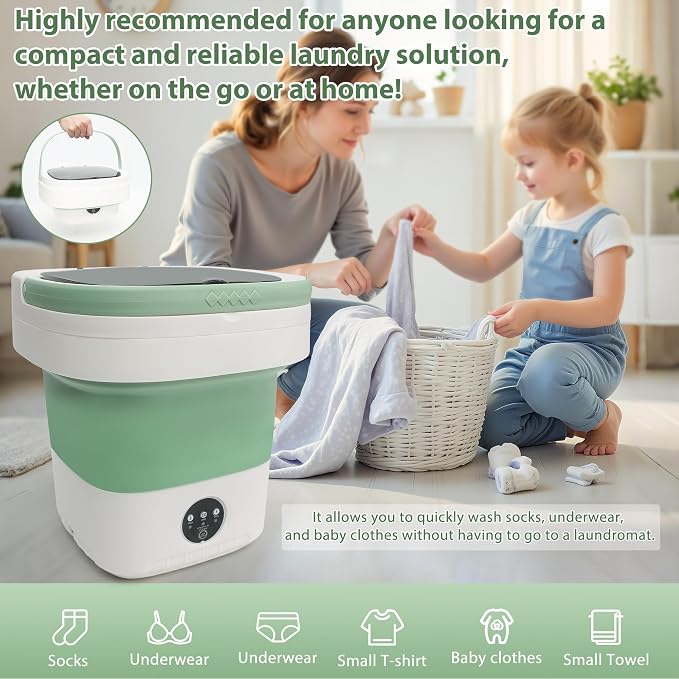 Foldable Mini Washing Machine
