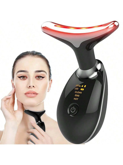 7-Mode Neck & Face Lifting Beauty Massager – Facial Tightening, Wrinkle Care & Skin Firming Device