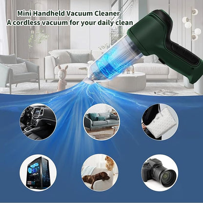 Handheld Mini Vacuum Cleaner – Portable Cordless Dust & Debris Cleaner